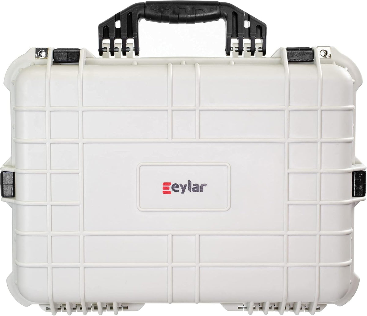 Large 20 Inch Protective Camera Case with Foam (White) O716829