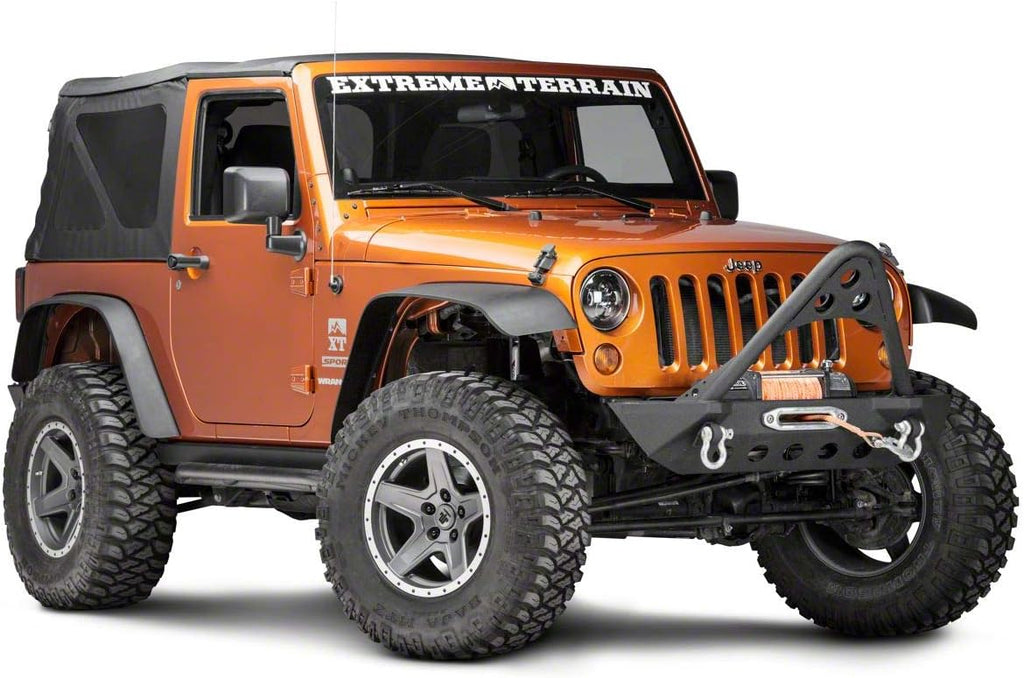 Stubby Winch Front Bumper with Stinger Bar S3635