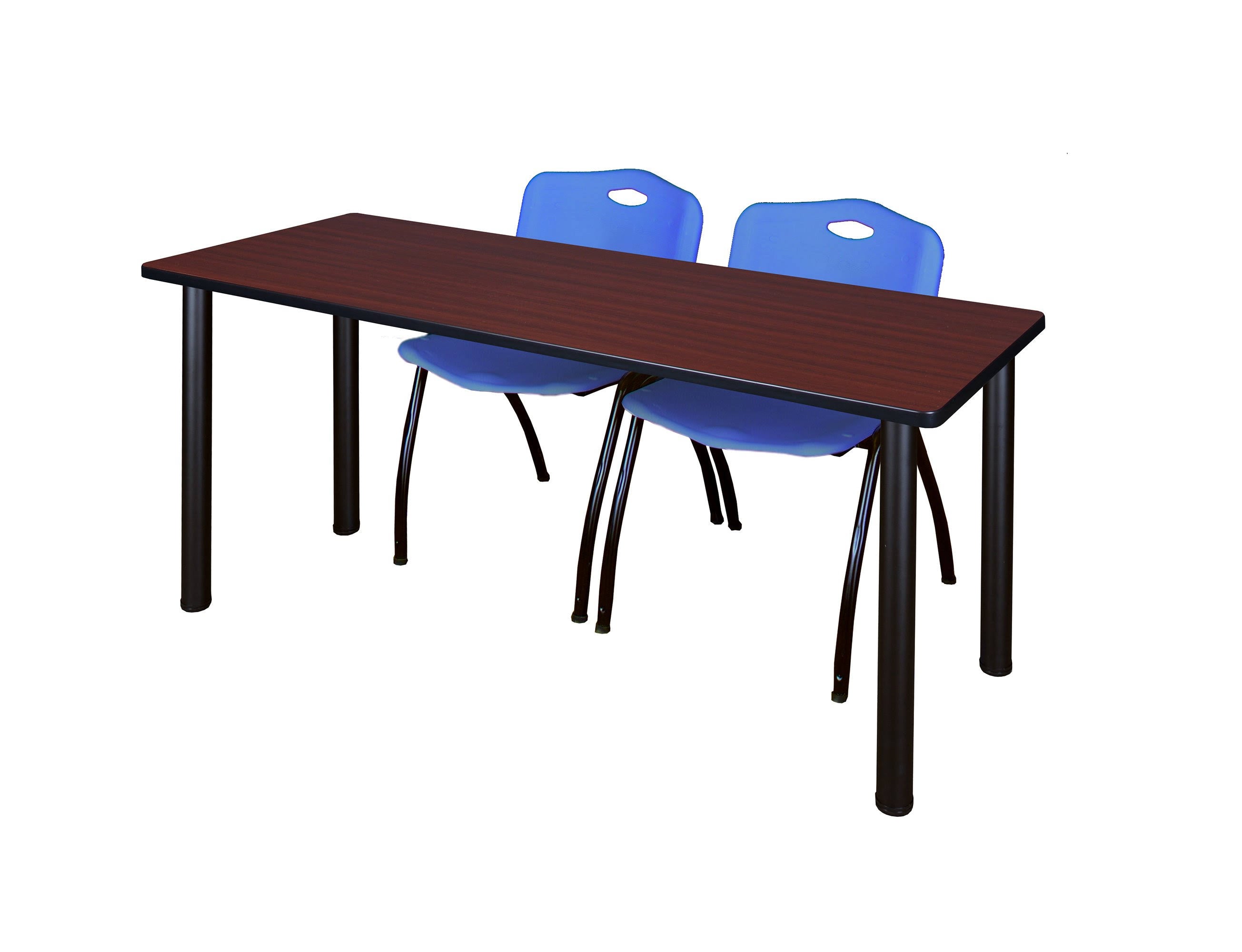 72 x 24 in. Training Table with 2 Stack Chairs Y902