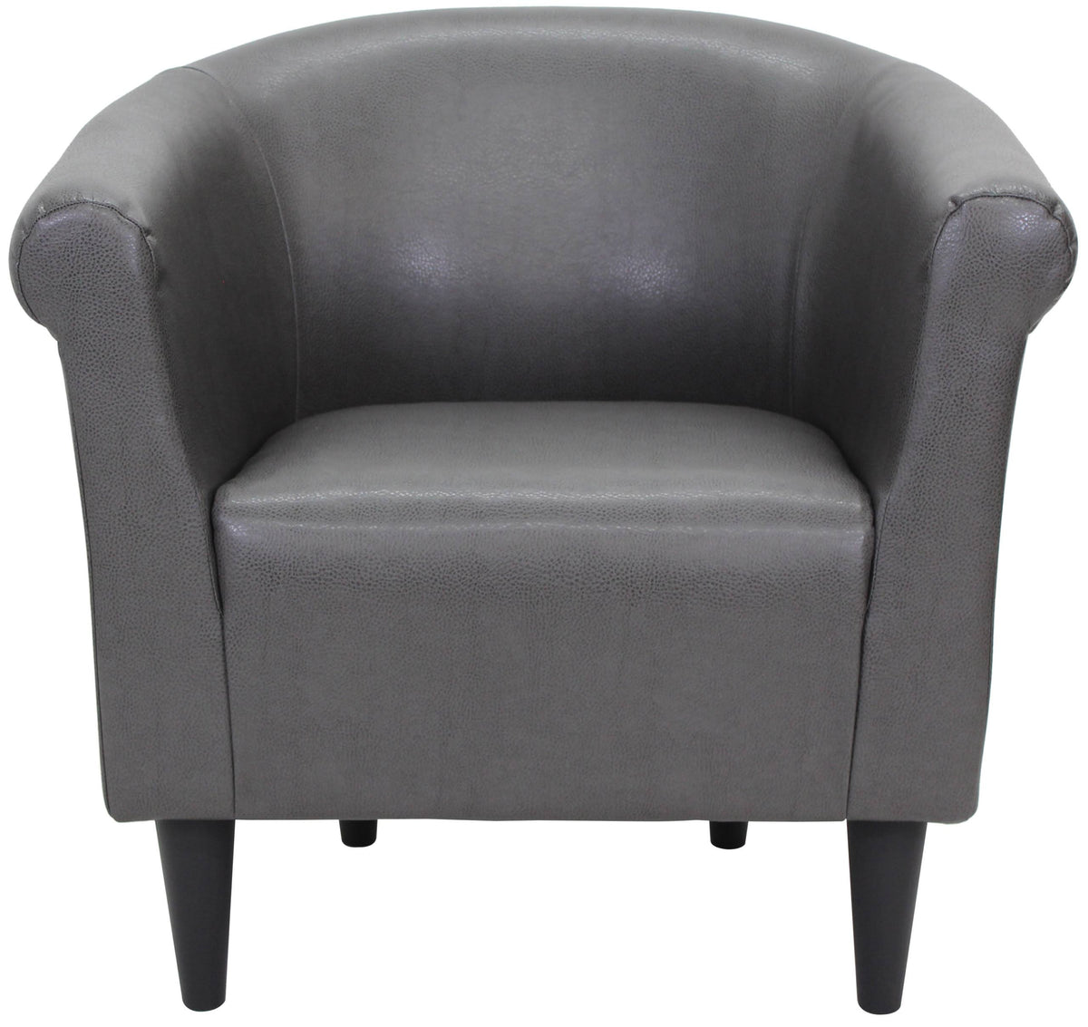 Faux Leather Bucket Accent Chair C46479