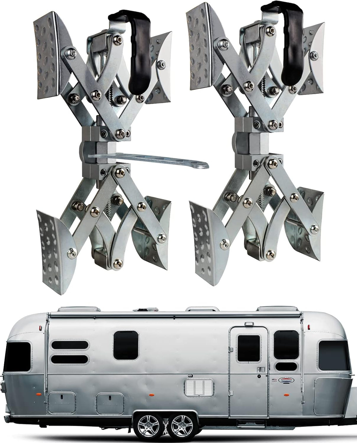 2Pack Wheel Stabilizer Chocks for Travel Trailers N78792