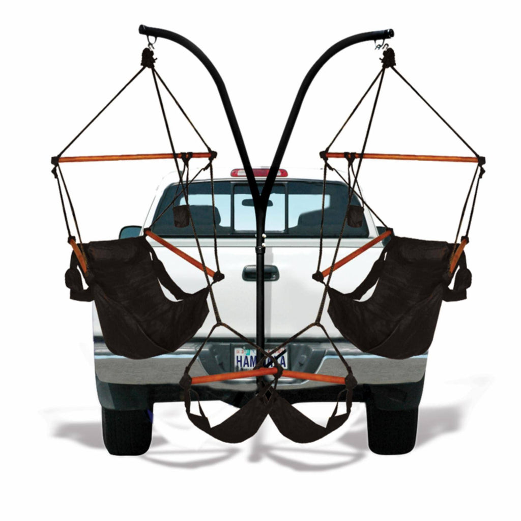 Trailer Hitch Stand with Jet Black Chairs Combo W651