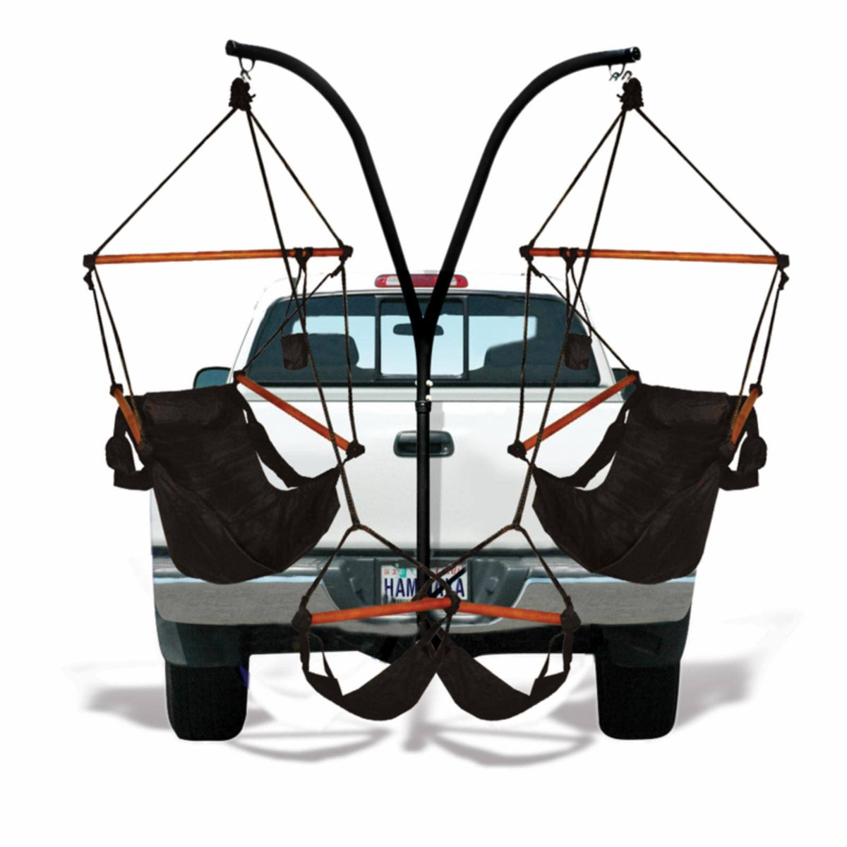Trailer Hitch Stand with Jet Black Chairs Combo W651