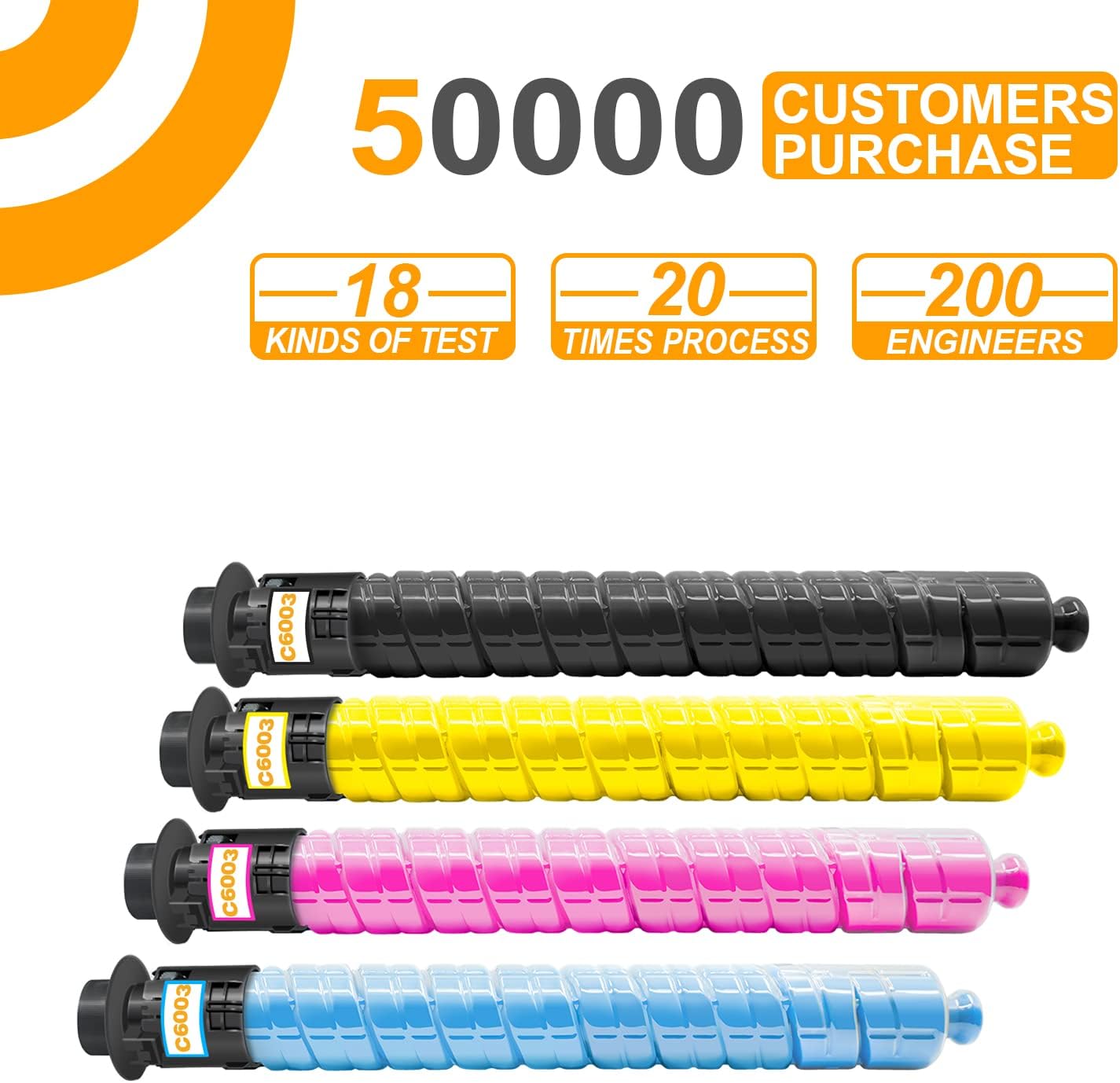 Remanufactured Toner Cartridge Set of 4 (1 Black 1 Cyan 1 Magenta 1 Yellow) W3772