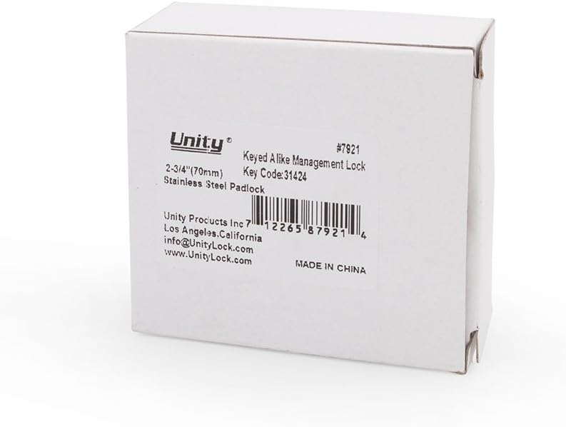 Stainless Steel Disc Padlock, 2-3/4" (70mm), Pack of 2 V6482
