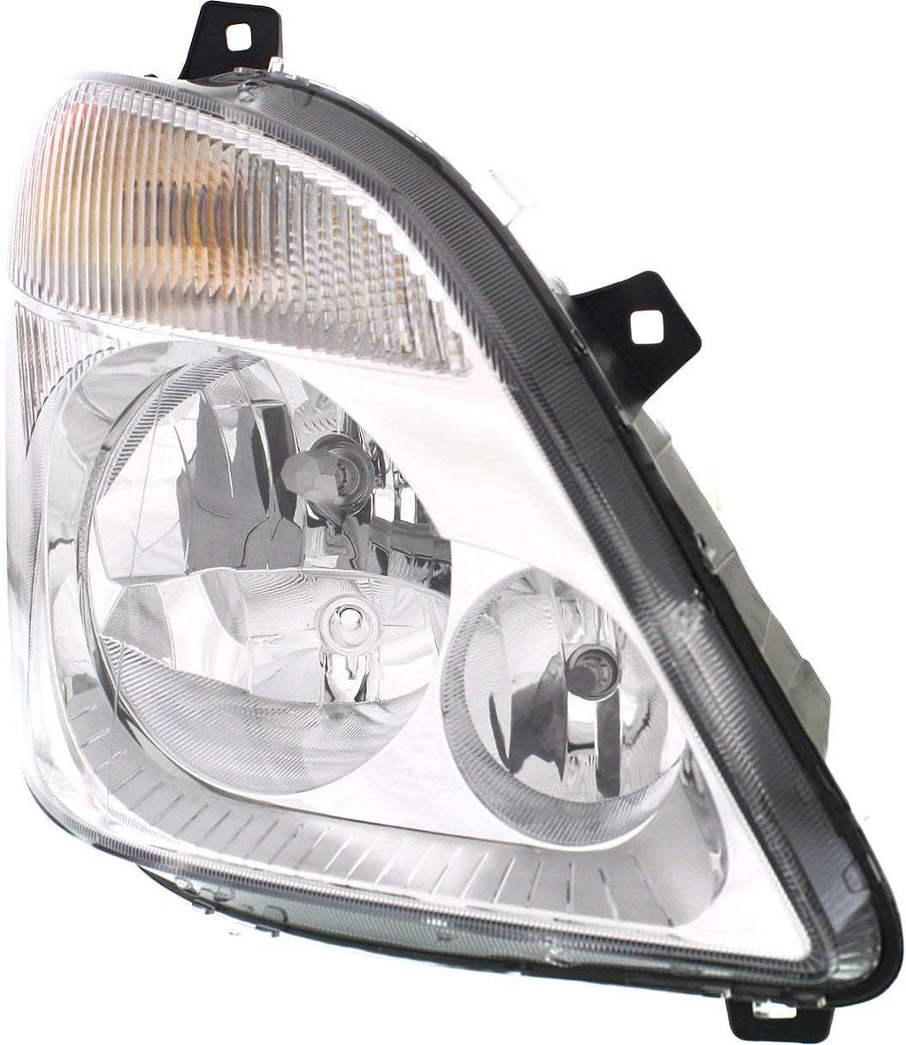 Headlight Set of 2 Halogen Clear Lens Chrome K414