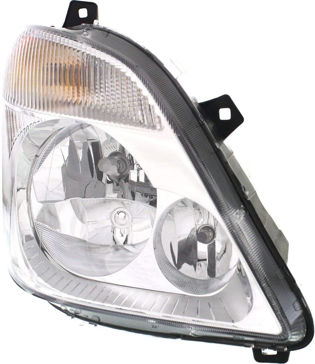 Headlight Set of 2 Halogen Clear Lens Chrome K414