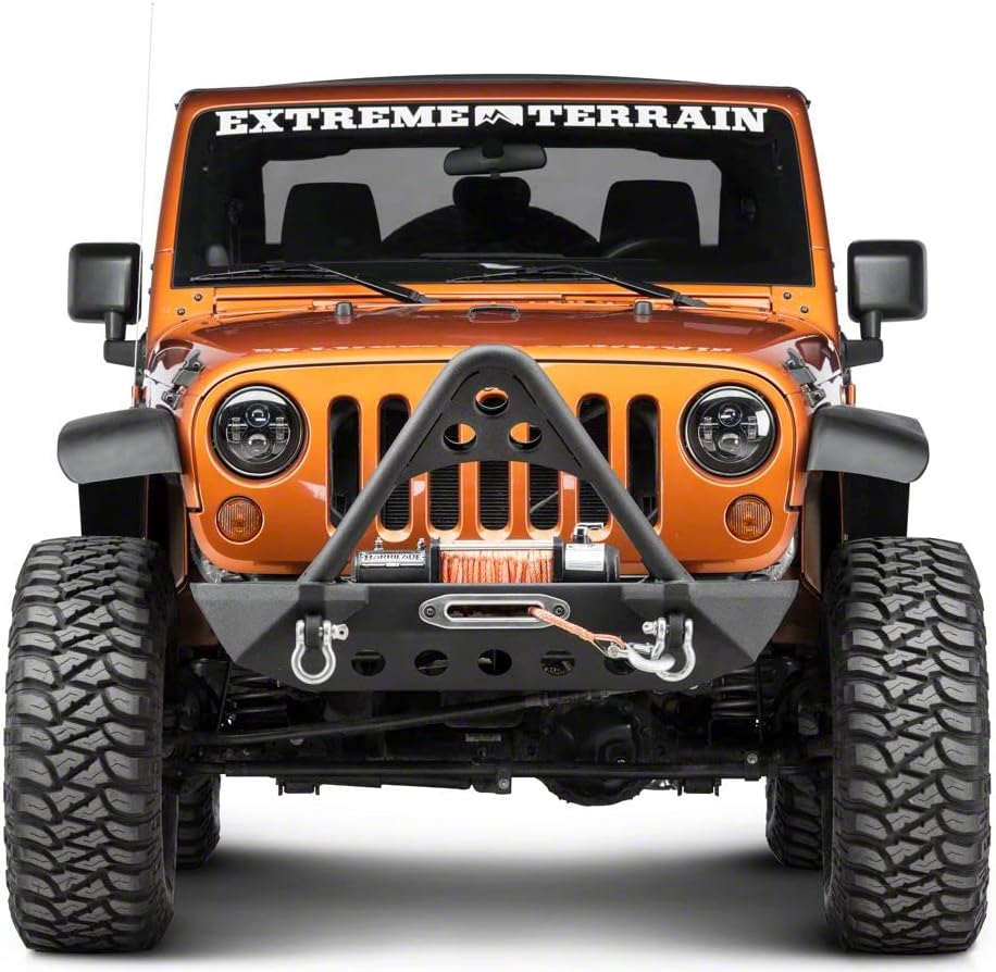 Stubby Winch Front Bumper with Stinger Bar S3635
