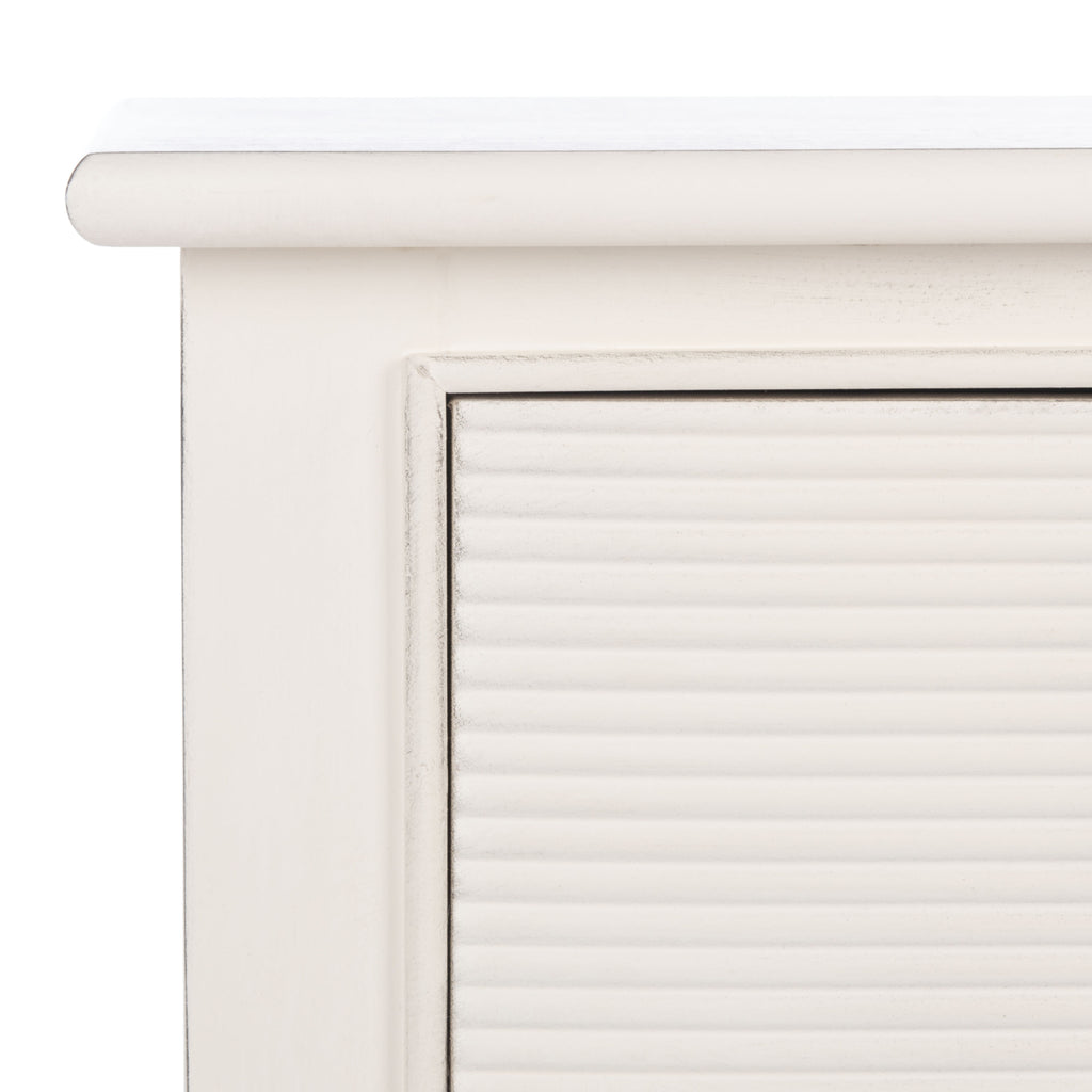 Distressed White 2 Drawer Console Table B540560