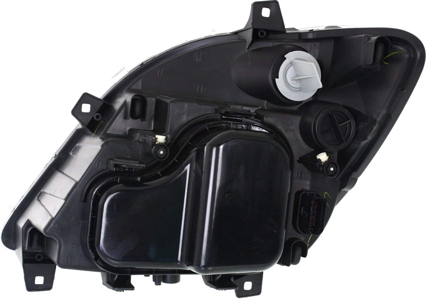 Headlight Set of 2 Halogen Clear Lens Chrome K414