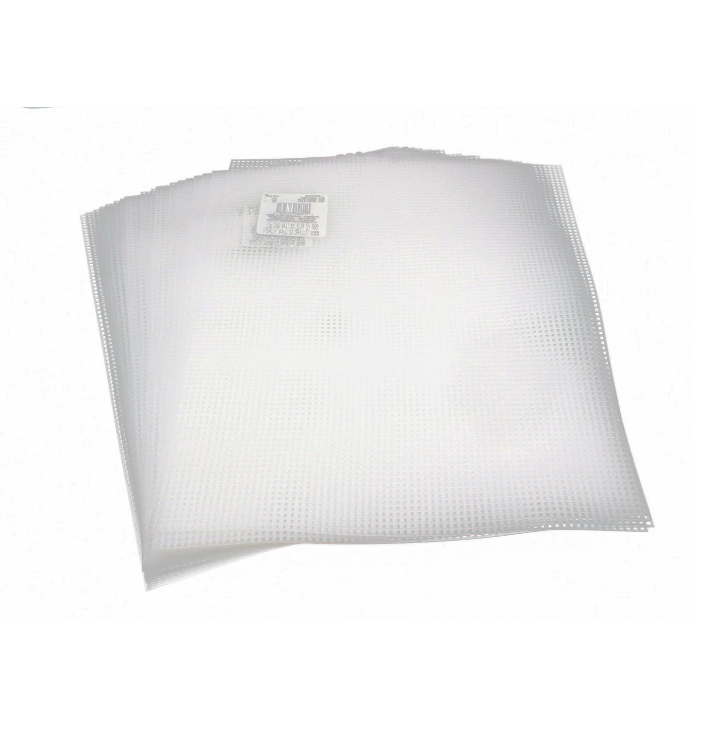 Clear Plastic Canvas Sheets 10.5 x 13.5 inch 50 Sheets S8863