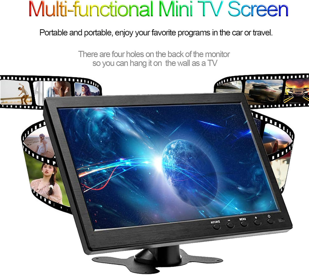 10.1 Inch LCD Security CCTV Monitor with HDMI Input Cable K64981