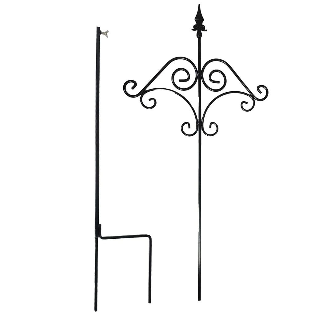 91 Inch Steel Ground Stake Plant Hanger Q618