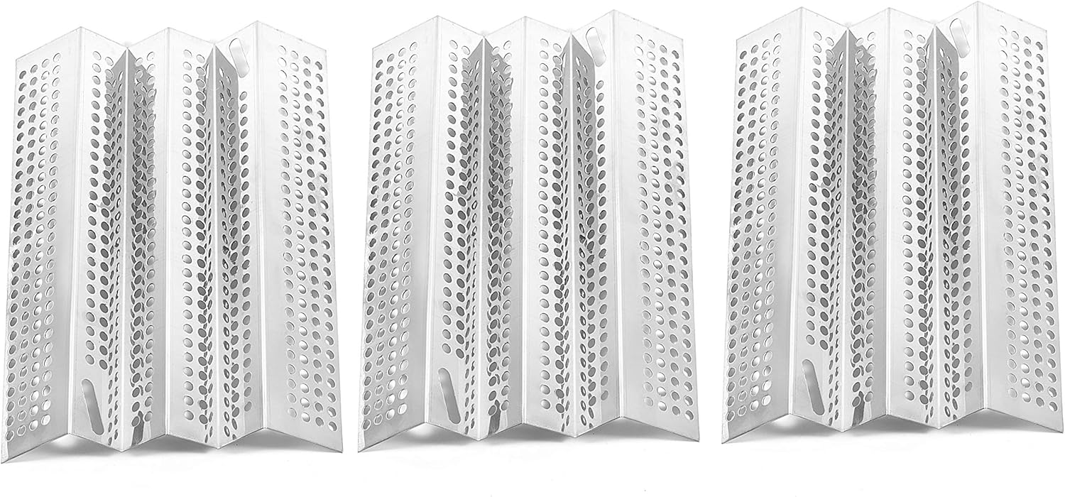3-Pack Stainless Steel Heat Plate and 3-Pack Stainless Steel Burner S317