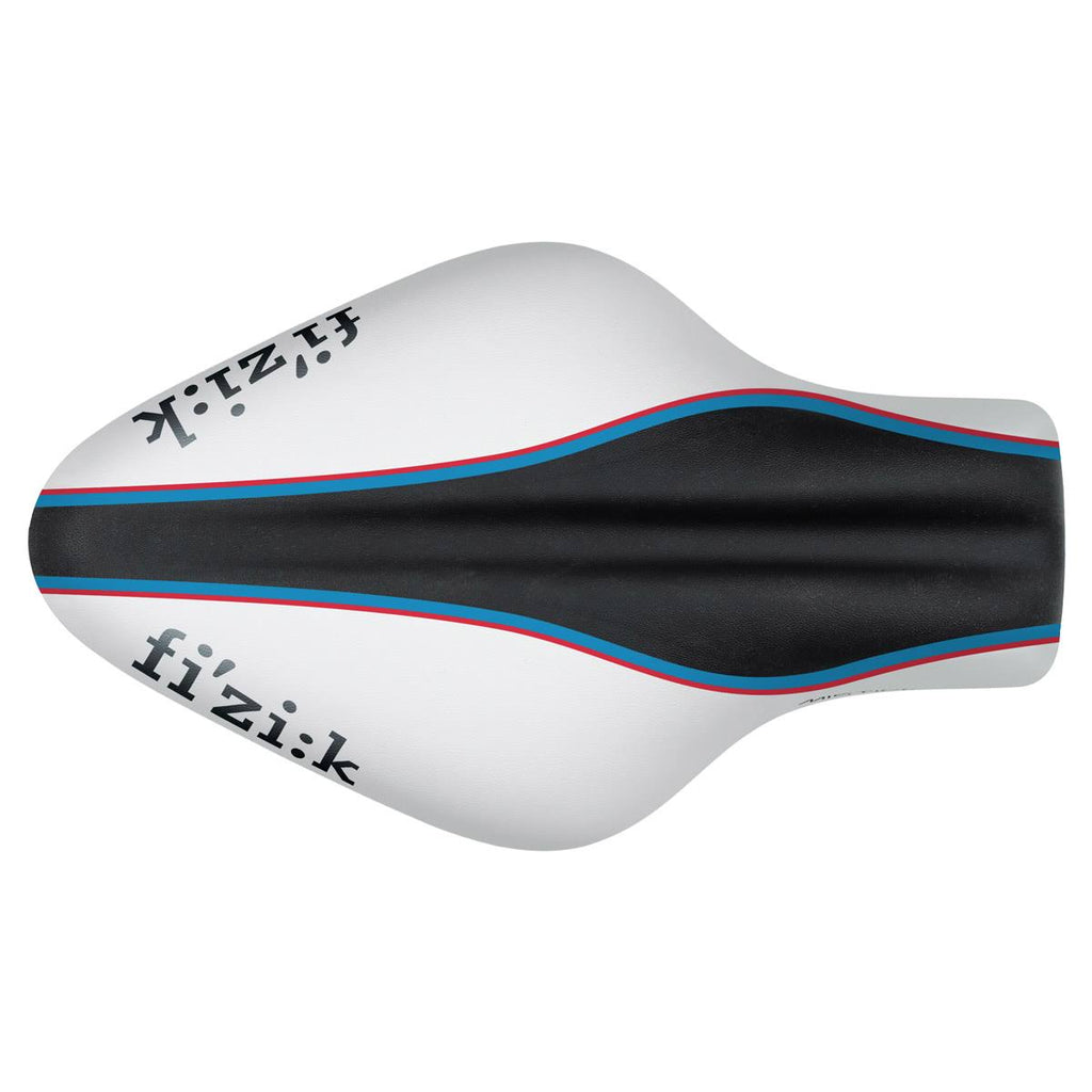 Carbon Saddle Black White P35606