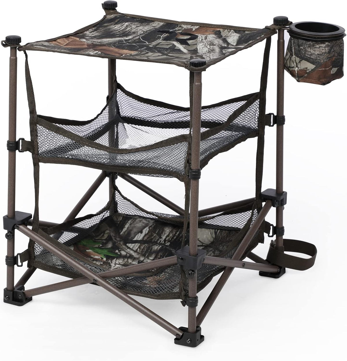 Portable Folding Camping Side Canvas Table 3 Layer D302