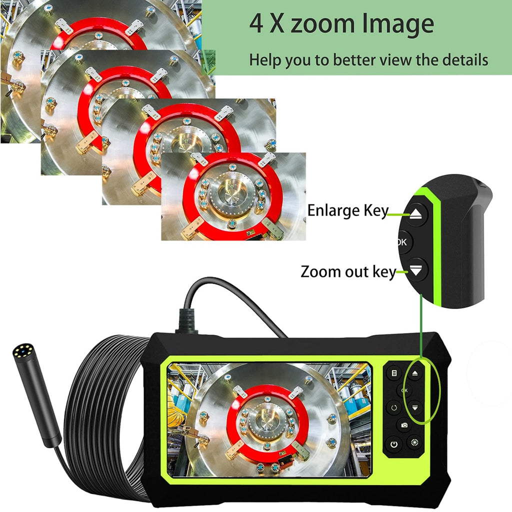 23FT 1080P HD Borescope Camera with 4.3 Inch LCD Screen T892609