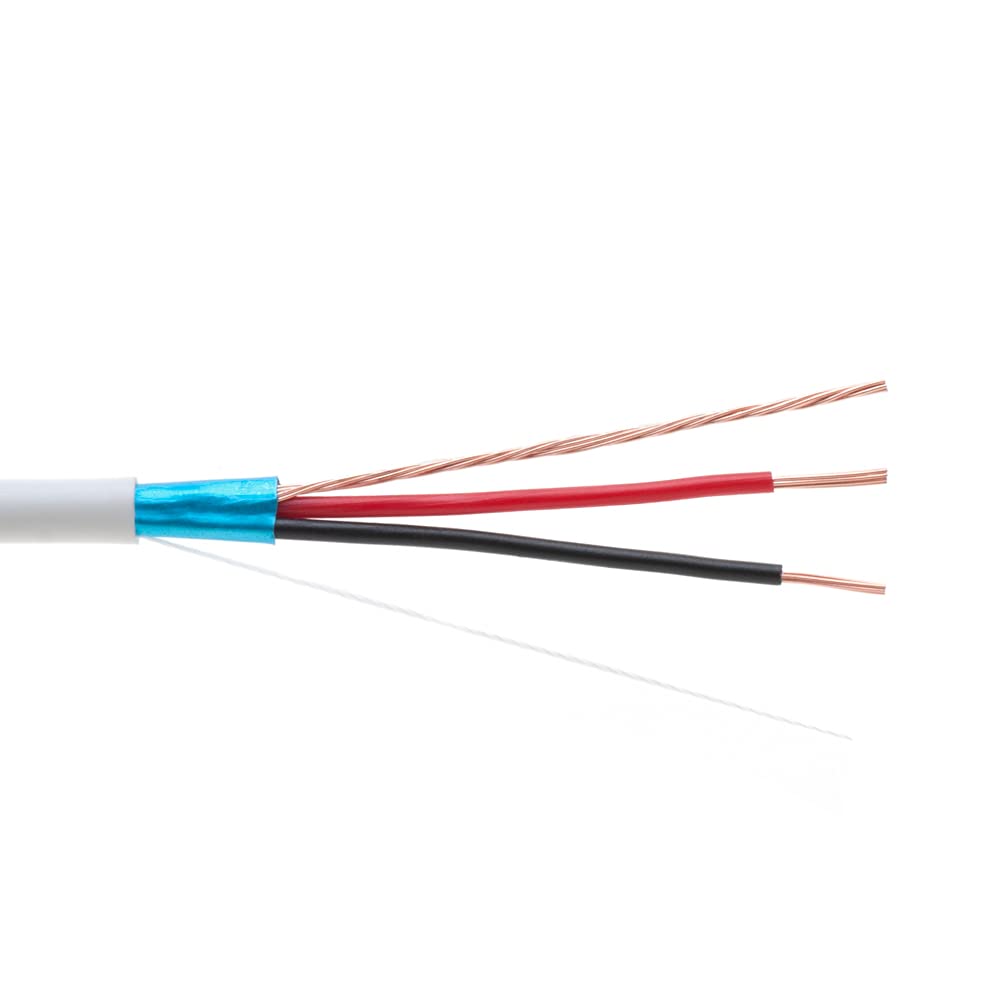 Bulk 18/2 Shielded Stranded Conductor Alarm Control Cable 500ft (FTP) Pack of 2 F2896