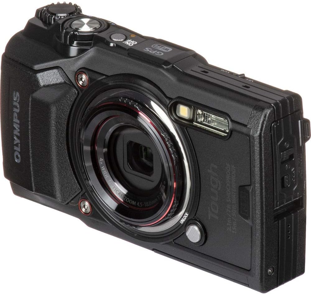 Black Tough TG-6 Digital Camera with Neoprene Case and Starter Kit M22271