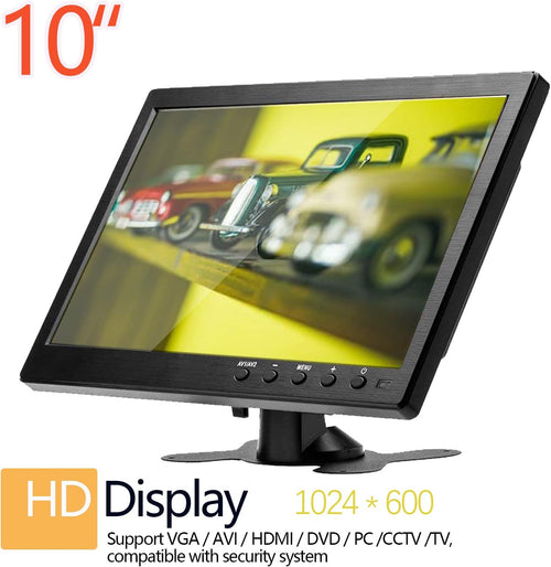 10.1 Inch LCD Security CCTV Monitor with HDMI Input Cable K64981