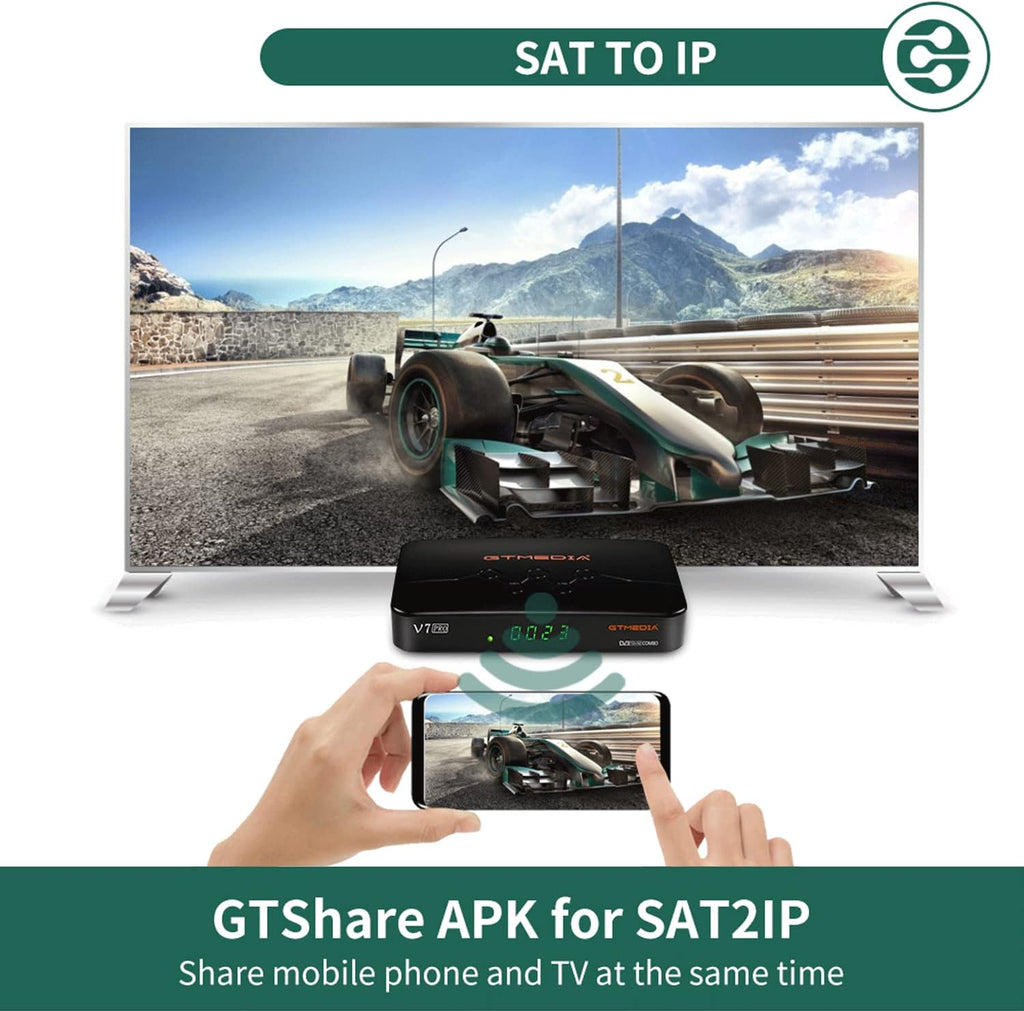 1080p Digital Satellite TV Receiver Pack of 2 W4356