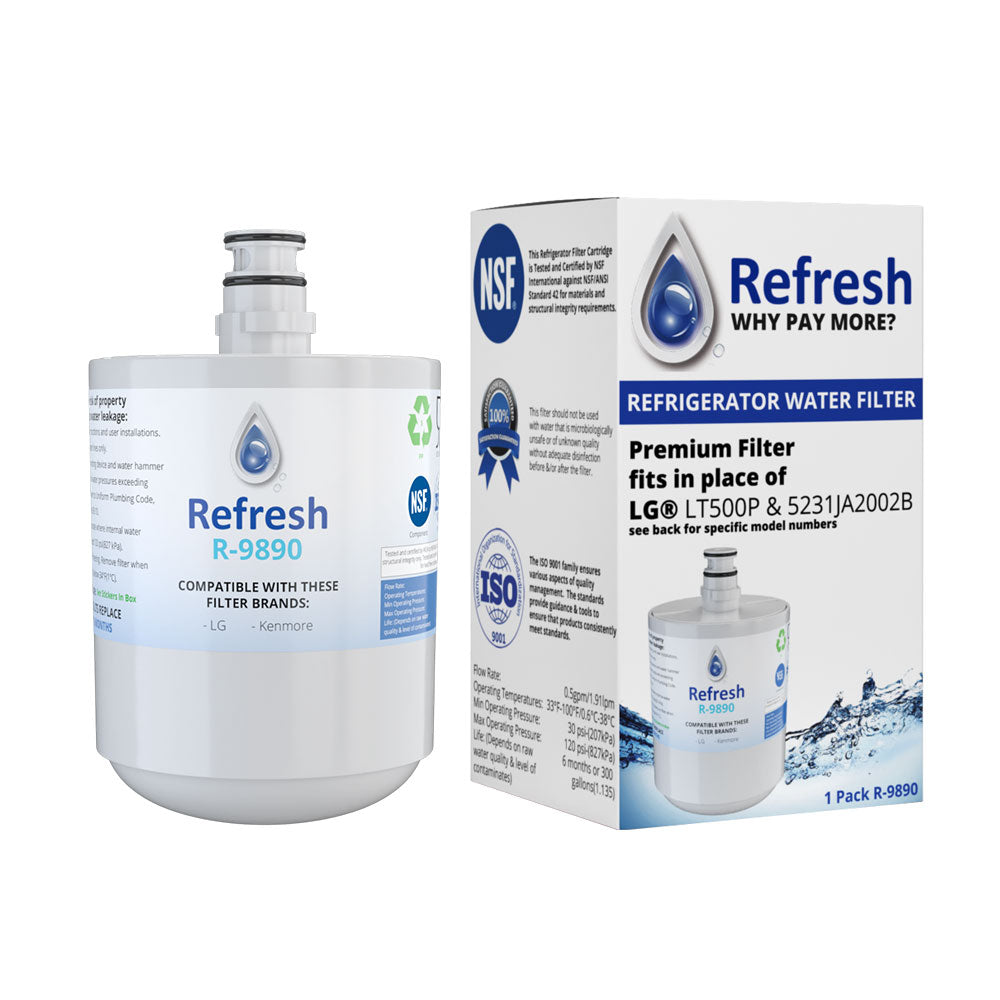2 Pack Refrigerator Water Filter W282