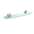 Polished Chrome 24 inch Glass Shelf T58412