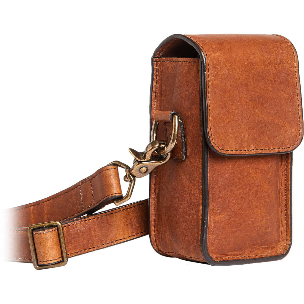 Antique Cognac Camera Case & Crossbody P548040