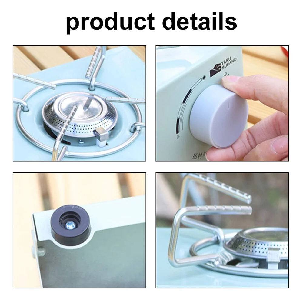 Cassette Stove Portable Gas Burner 2100W with Piezo Ignition W991