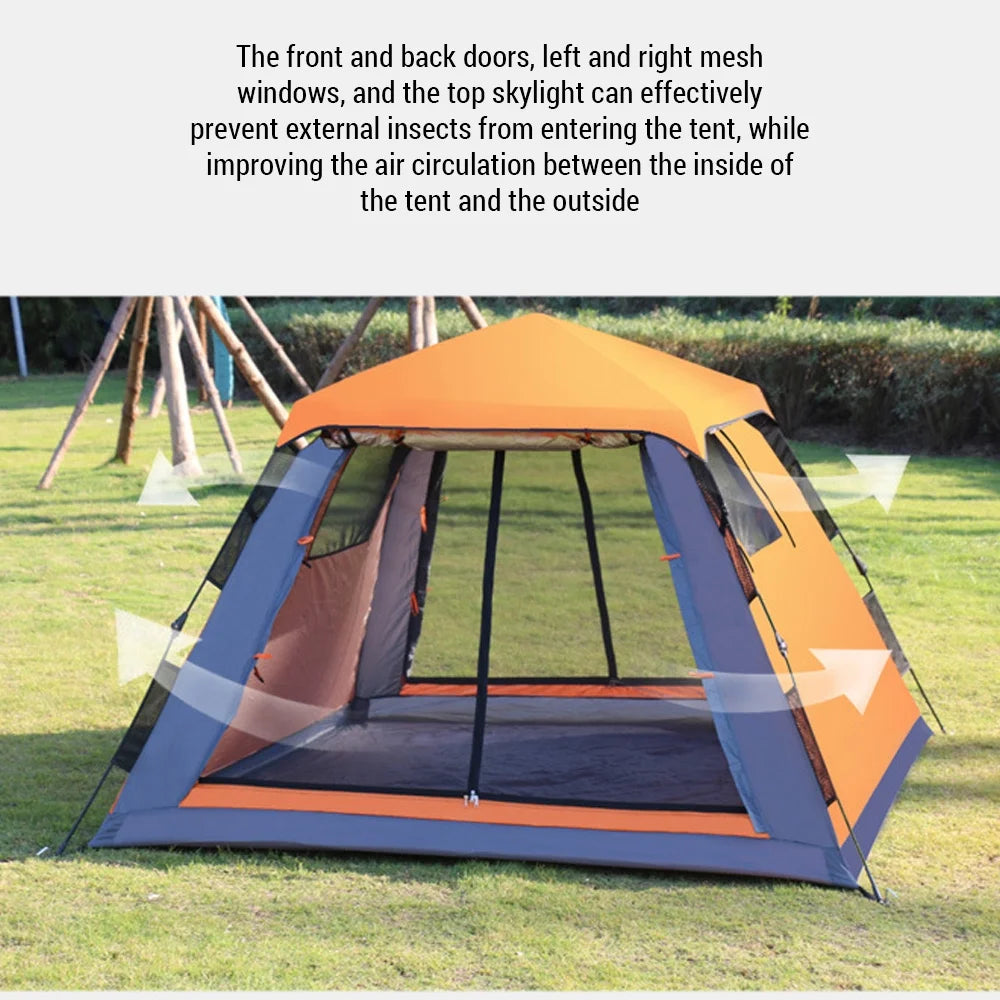 Quick Open Waterproof Camping Tent 3-4 Person G86036