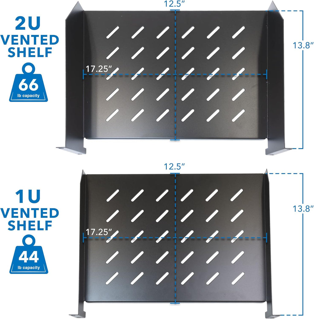 20U 17" Server Rack with 2 Shelves Included J91579