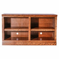 Whitewash Oak TV Cart with Open Shelves K9453