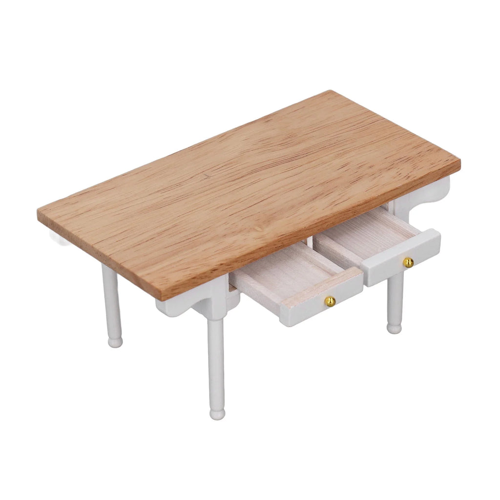 12 Dollhouse Desk Miniature Wooden Table N474