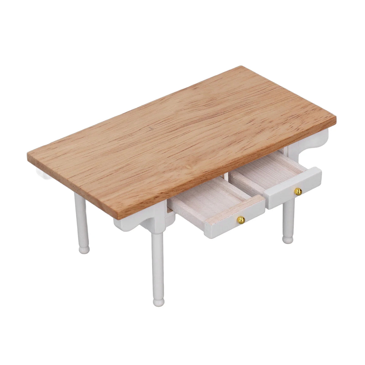 12 Dollhouse Desk Miniature Wooden Table N474