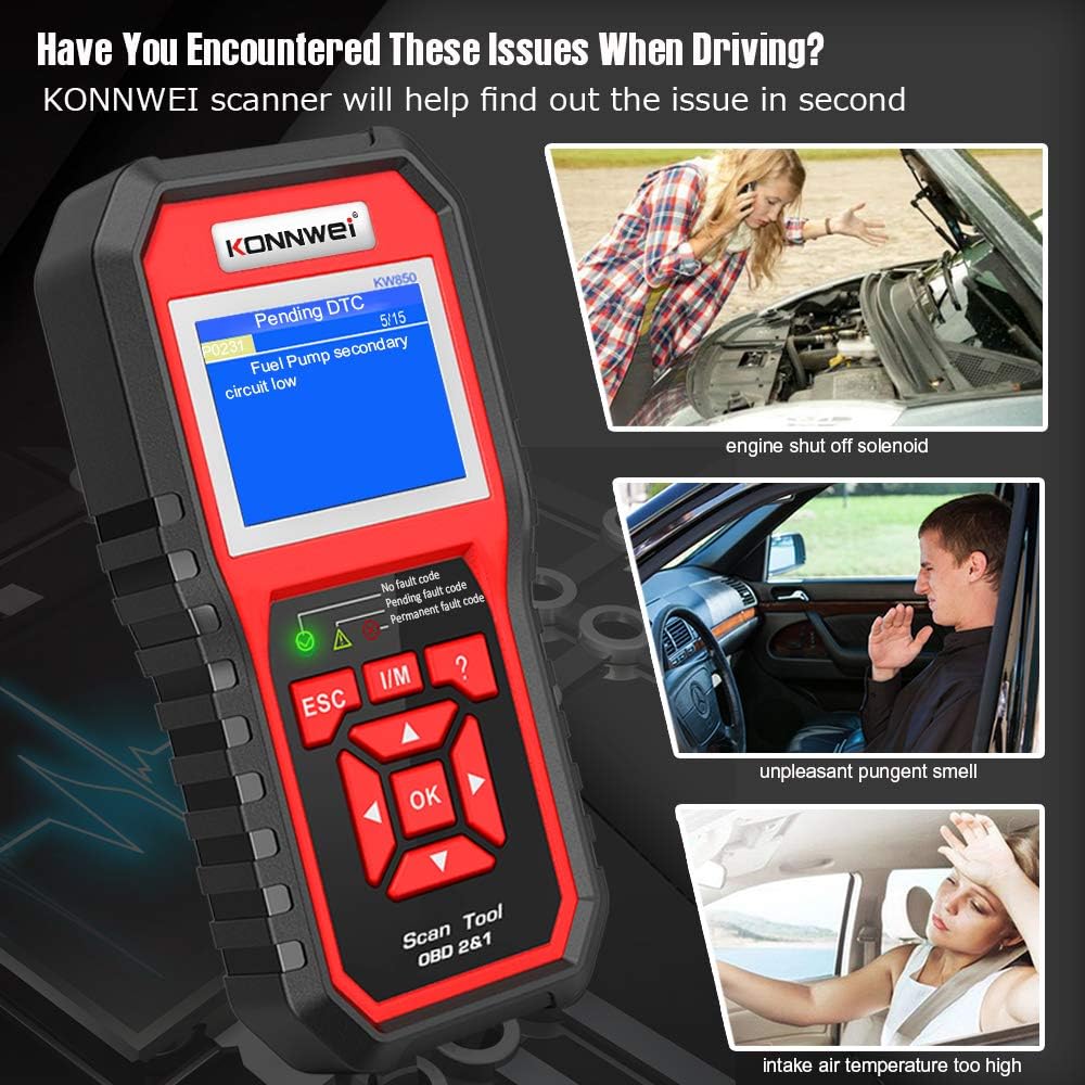 OBD2 Scanner Code Reader Diagnostic Scan Tool Pack of 2 T6328