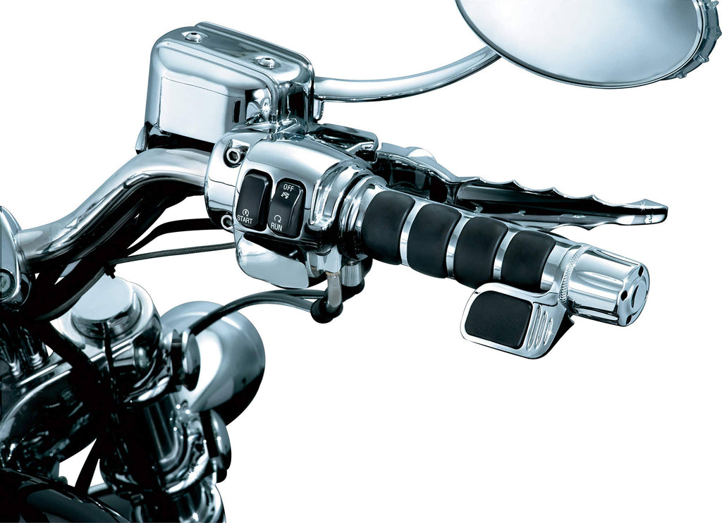 Chrome ISO-grip for Dual Cable Throttle Q632