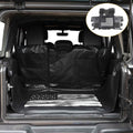 Waterproof Dog Cargo Cover Mat with Corner Protector Washable Durable Pet Trunk Cargo Liner (Black US Flag) G130
