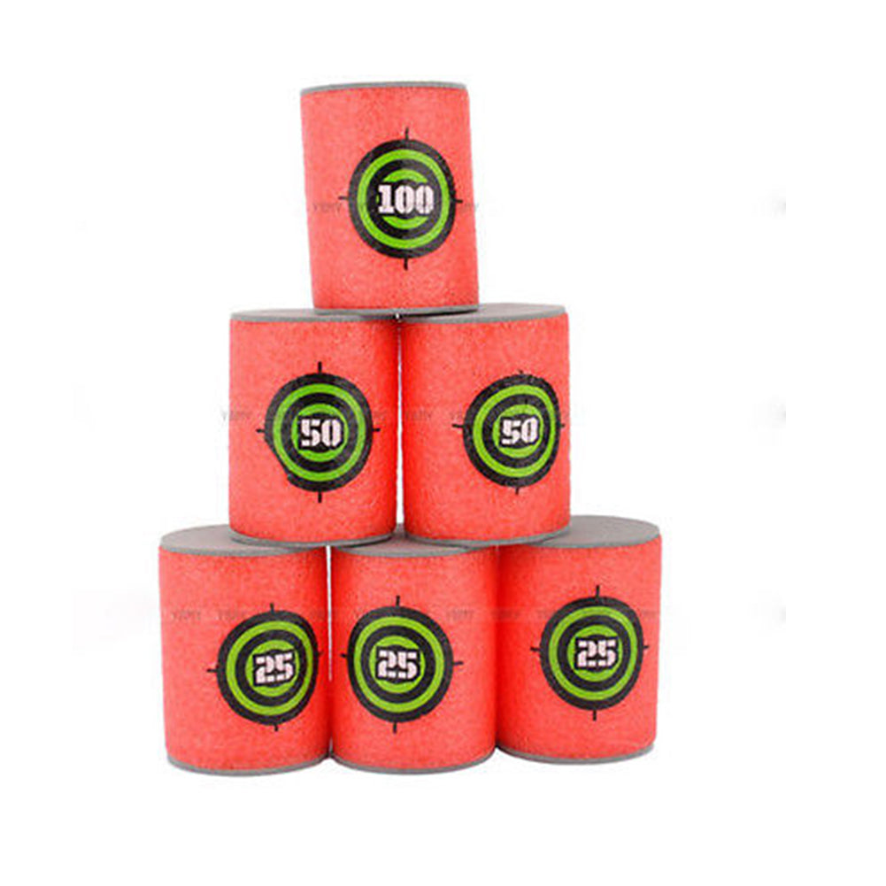 6Pcs Eva Foam Dart Target Toy for Nerf N-Strike Blasters G823724