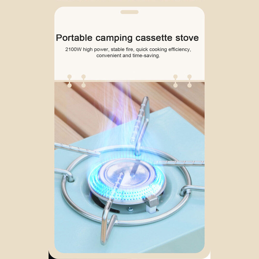 Cassette Stove Portable Gas Burner 2100W with Piezo Ignition W991