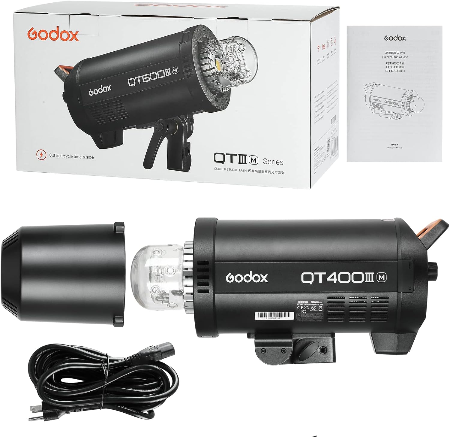 Studio Flash with 2.4G Wireless System, HSS 1/8000s, LED Modeling Light G683