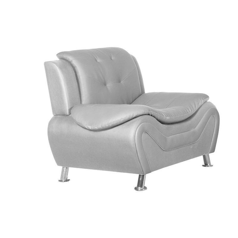 Tufted Club Chair Black D73490