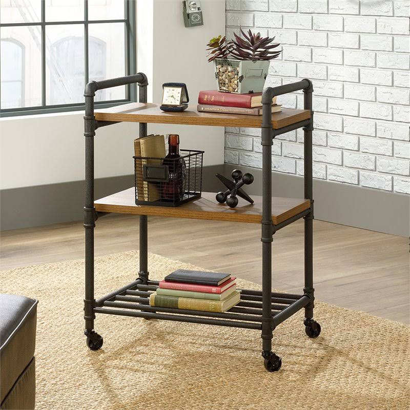 Checked Oak Multi-Purpose Cart V658473