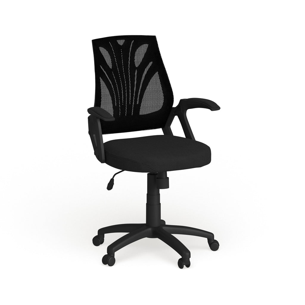 Black Mesh Chair with Mesh Seat M325