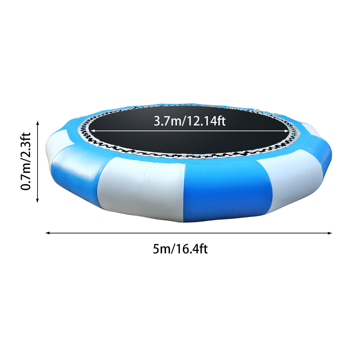 16.4Ft Inflatable Water Trampoline K436572