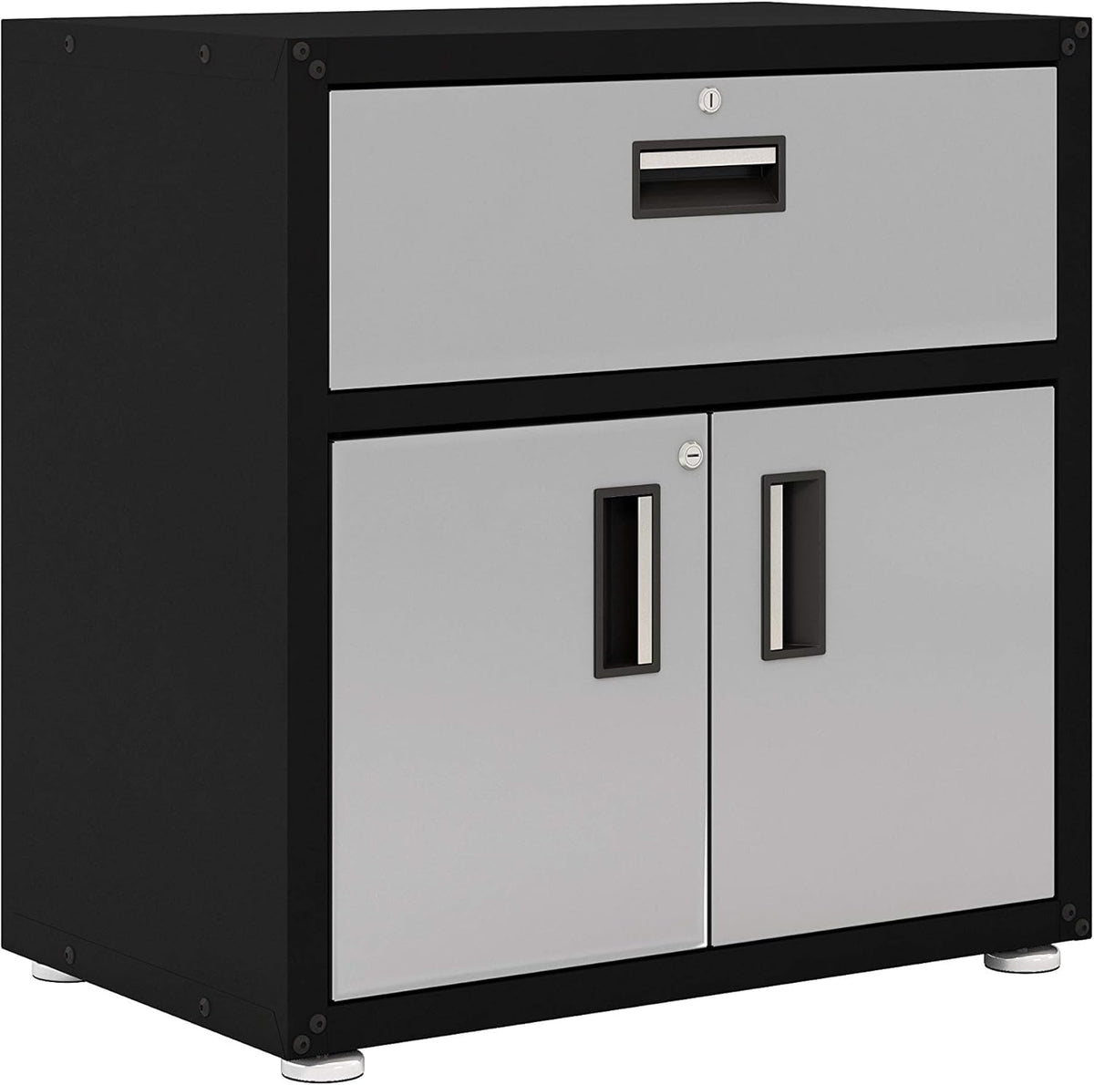 One Drawer Steel Cabinet with 2 Doors W72837