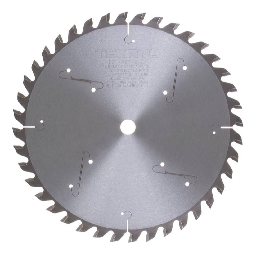 10x22 Table Saw General Purpose Blade 40T 5/8 Arbor O615045