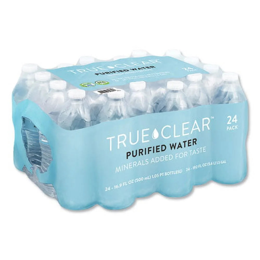 Purified Bottled Water, 16.9 Oz Bottle, 24 Bottles/carton, Bundle of 2 Cartons N85775
