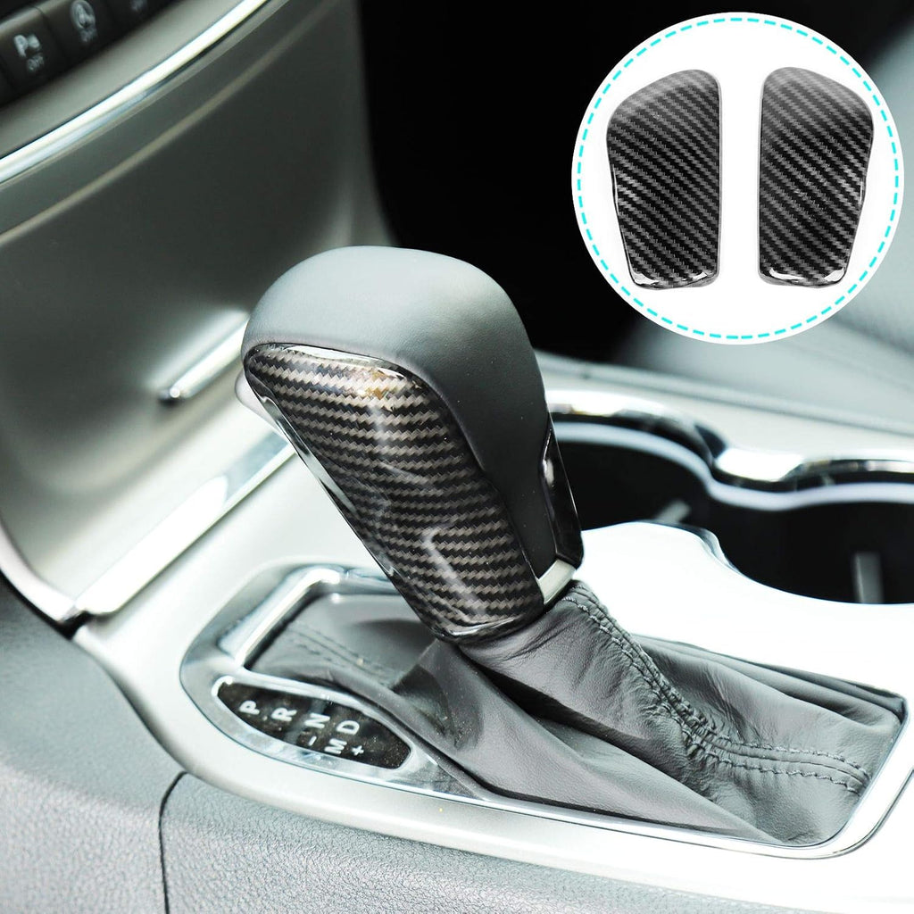 Carbon Fiber Gear Shift Knob Cover Pack of 2 A33114