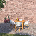 5-Piece Brown Frame Patio Set M75599