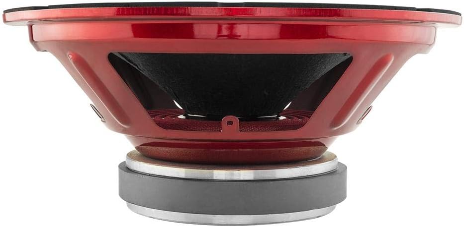 12 Midrange Red Steel Basket 900W Max 300W RMS 8 Ohms Car Speaker G775016